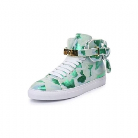 Ανδρικά Sneakers Graffiti Artisan Cow Leather High Top Sneaks