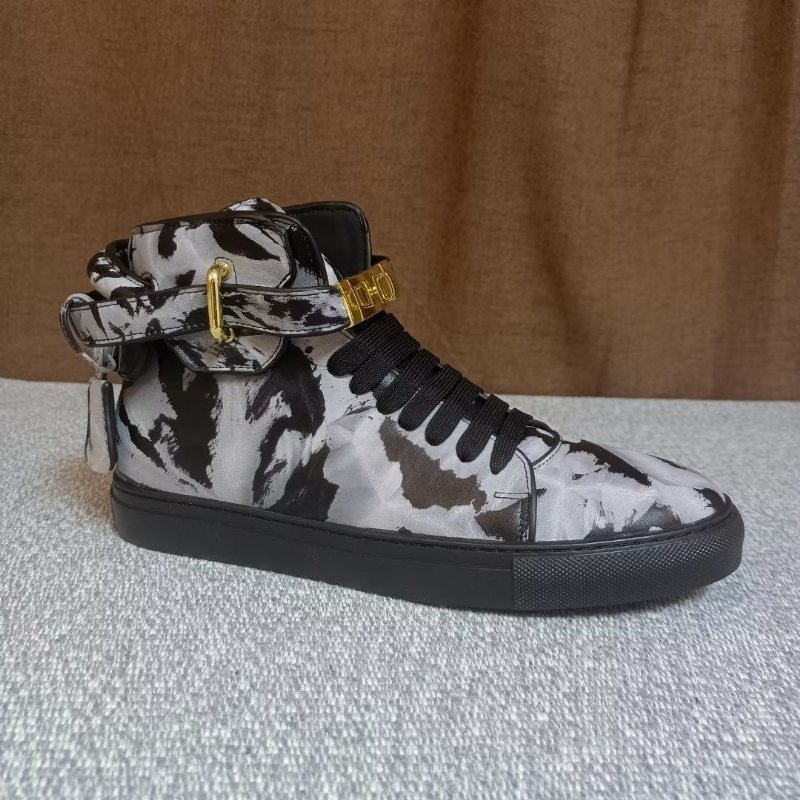 Ανδρικά Sneakers Graffiti Vogue Cowhide High Top - Πολύχρωμο