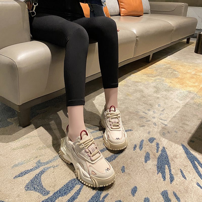 Ανδρικά Sneakers Platform Casual - Ροζ