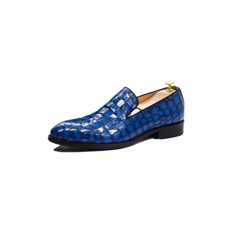 Ανδρικά Επίσημα Παπούτσια Chic Crocodile Leather Slip-on