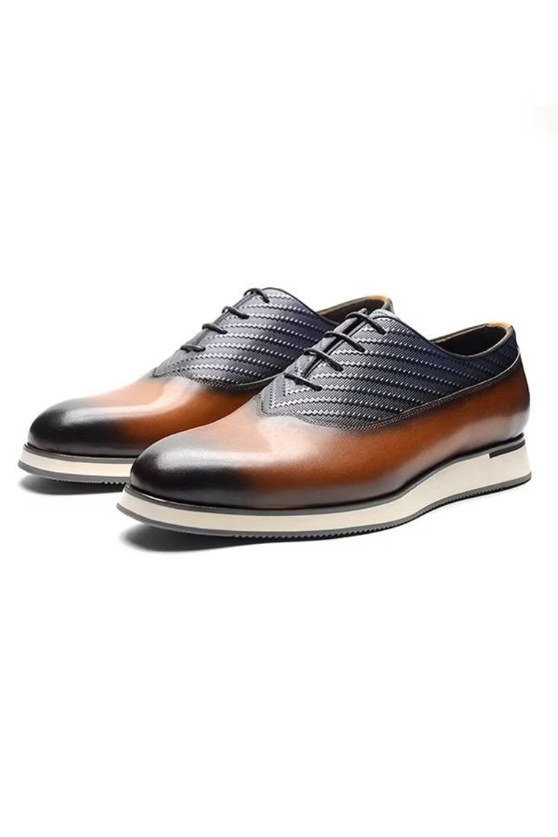 Ανδρικά Επίσημα Παπούτσια Classic Allure Lace-up Φόρεμα - Μπλε 