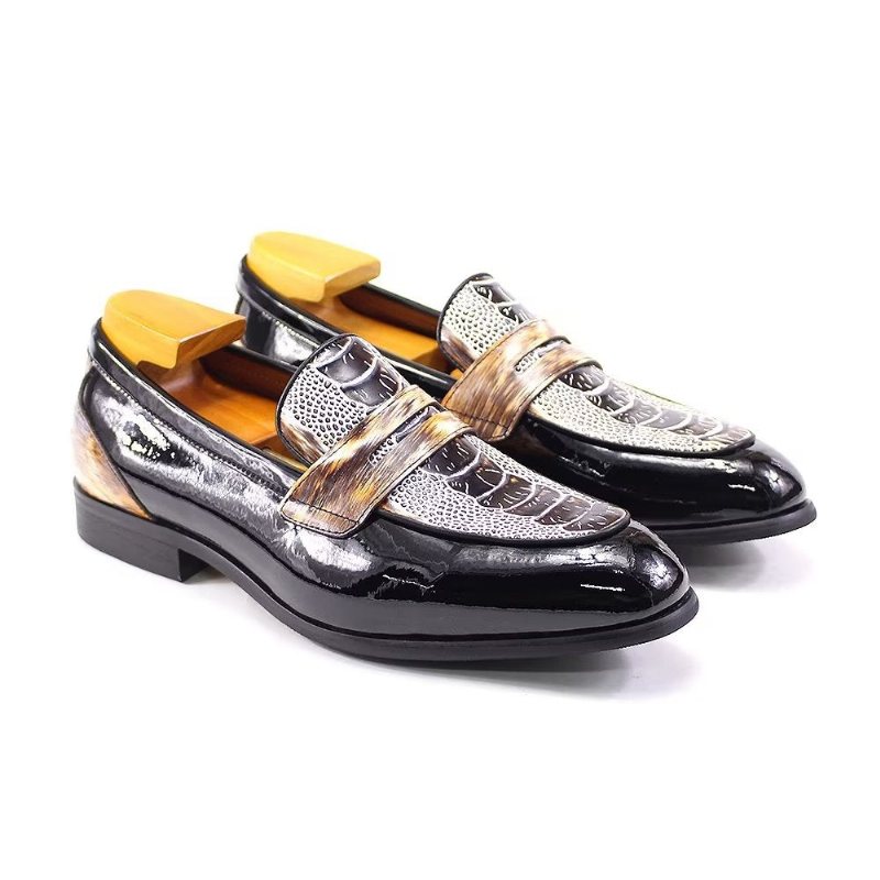 Ανδρικά Επίσημα Παπούτσια Classic Elegant Brogues - Μαύρος