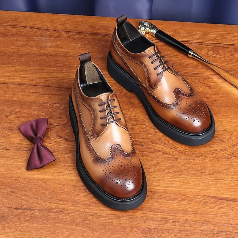 Ανδρικά Επίσημα Παπούτσια Classic Oxford - Καφέ