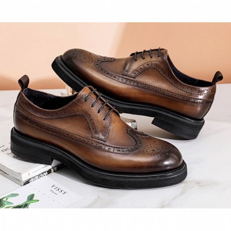 Ανδρικά Επίσημα Παπούτσια Classic Oxford - Καφέ