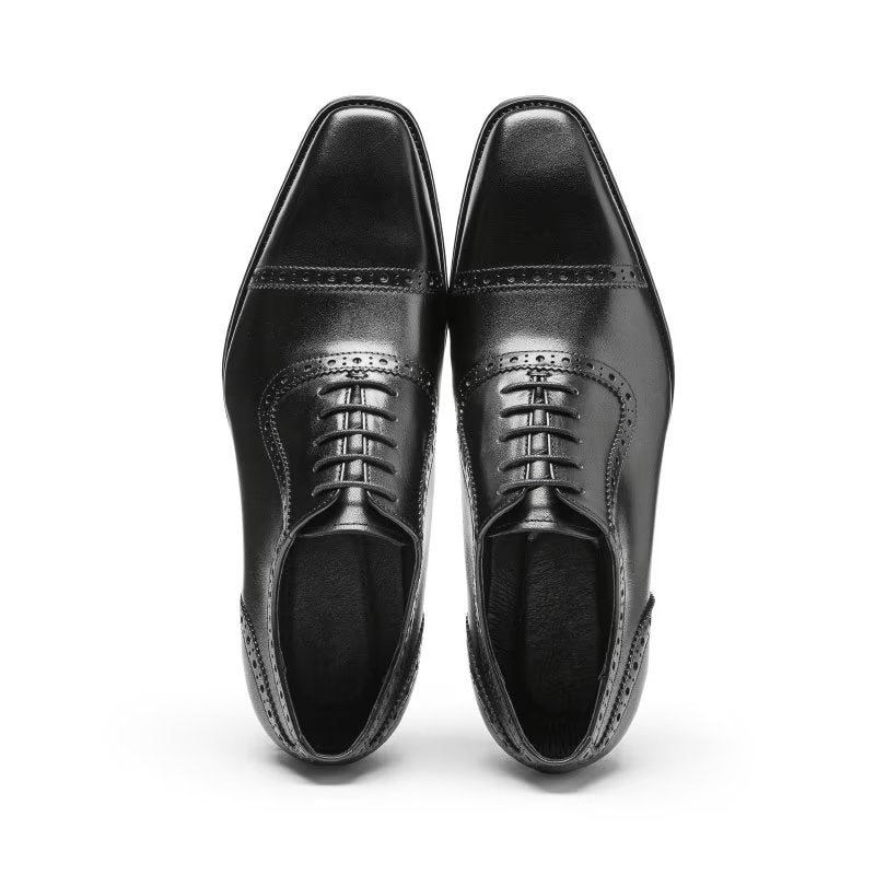 Ανδρικά Επίσημα Παπούτσια Classy Brogues - Μαύρο 