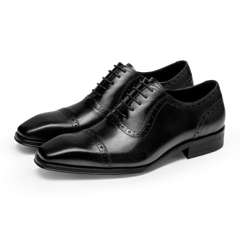 Ανδρικά Επίσημα Παπούτσια Classy Brogues - Μαύρο 