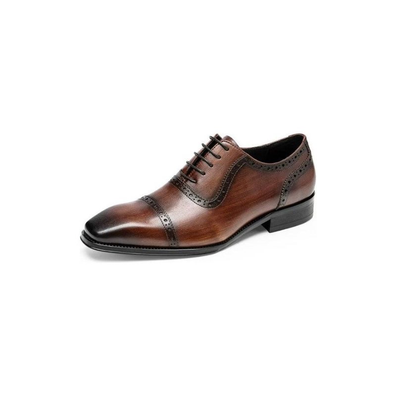 Ανδρικά Επίσημα Παπούτσια Classy Brogues - Καφές