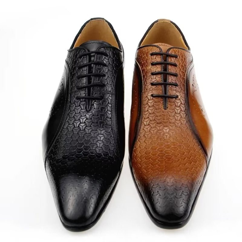 Ανδρικά Επίσημα Παπούτσια Classy Wedding Brogues - Μαύρο