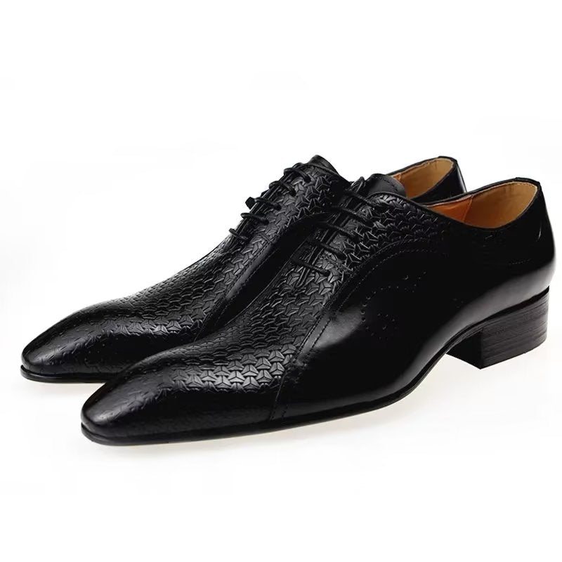 Ανδρικά Επίσημα Παπούτσια Classy Wedding Brogues - Μαύρο