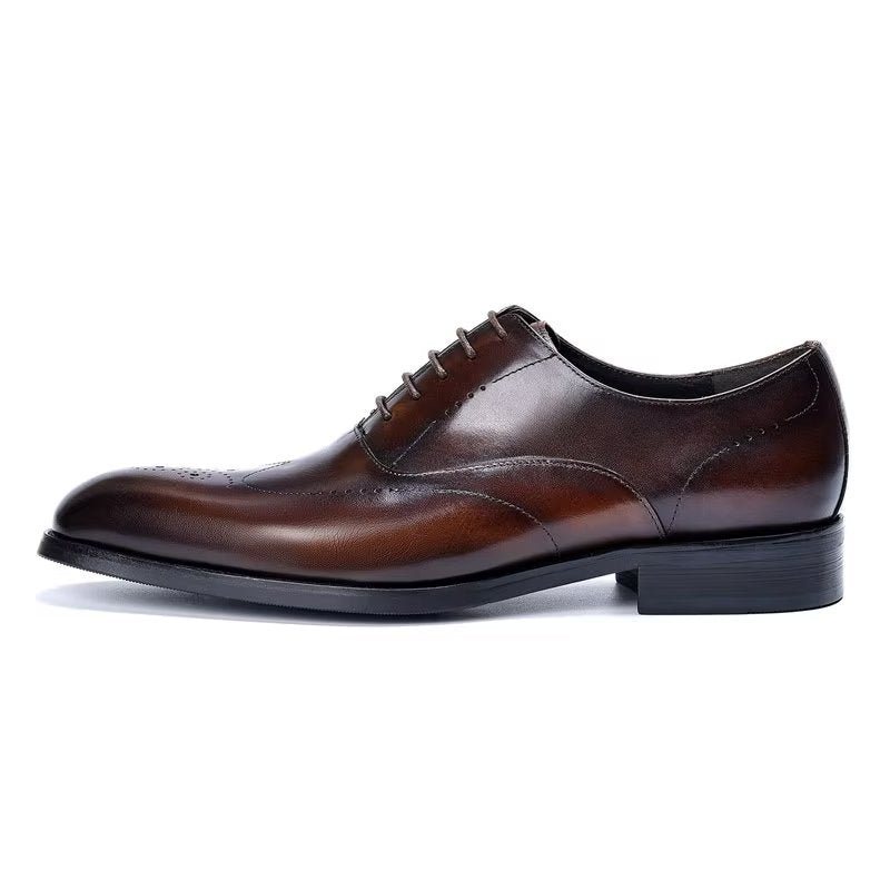 Ανδρικά Επίσημα Παπούτσια Elegance Oxford Dress - Καφές