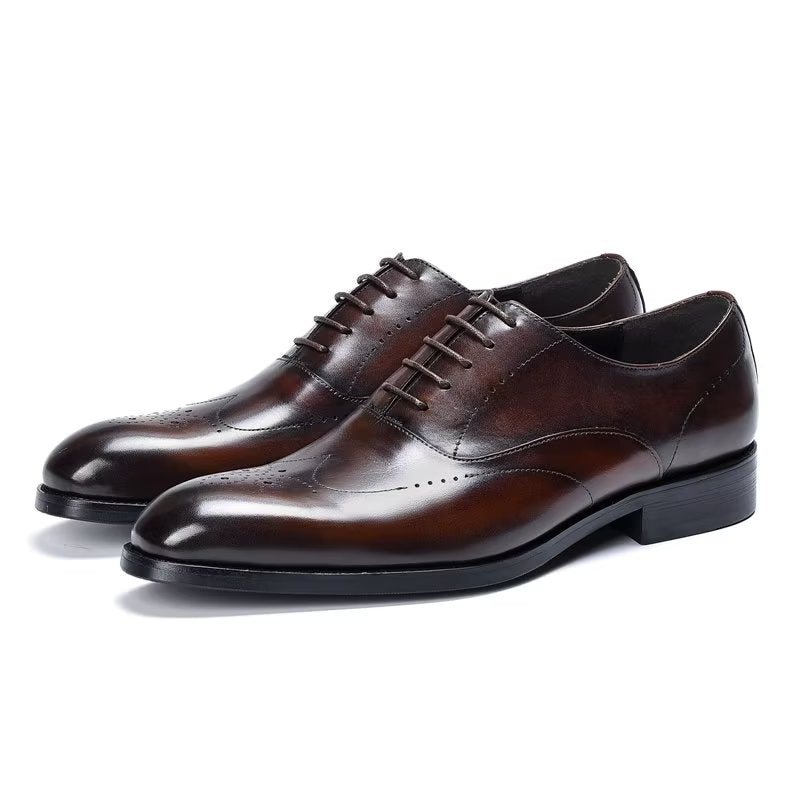 Ανδρικά Επίσημα Παπούτσια Elegance Oxford Dress - Καφές