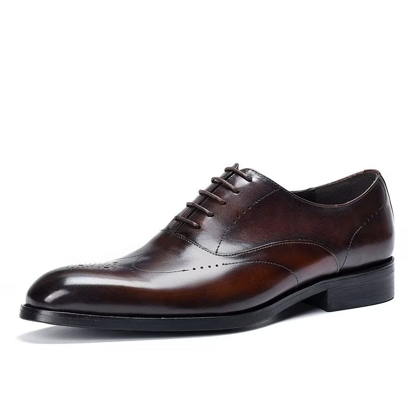 Ανδρικά Επίσημα Παπούτσια Elegance Oxford Dress - Καφές