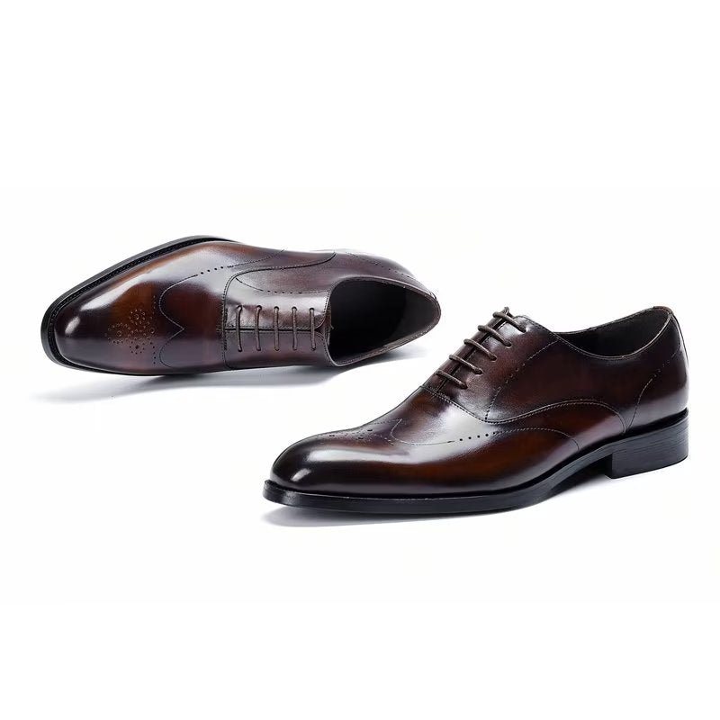 Ανδρικά Επίσημα Παπούτσια Elegance Oxford Dress - Καφές