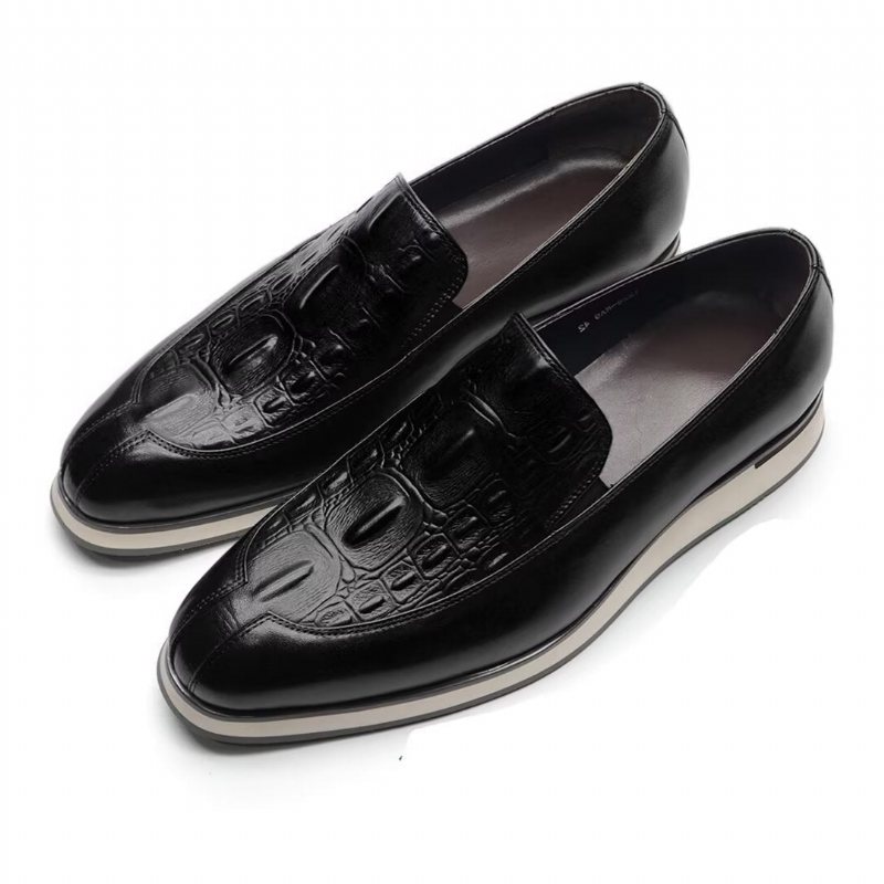 Ανδρικά Επίσημα Παπούτσια Elegant Slip-on Δερμάτινο Φόρεμα Essentials