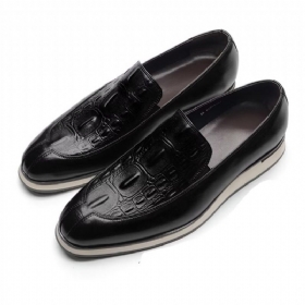 Ανδρικά Επίσημα Παπούτσια Elegant Slip-on Δερμάτινο Φόρεμα Essentials