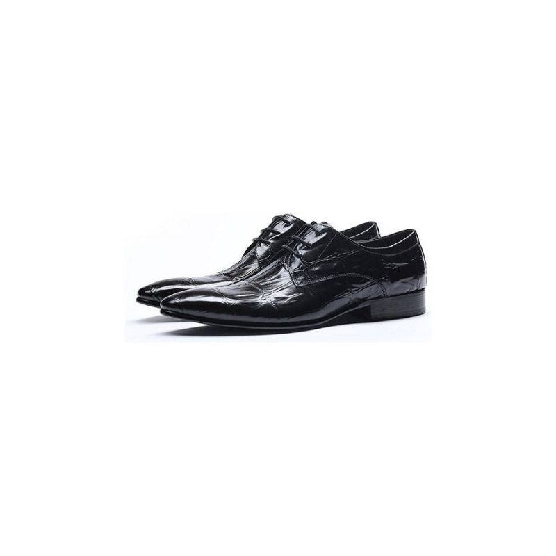 Ανδρικά Επίσημα Παπούτσια Executive Lace-up Oxford Φόρεμα - Μαύρο