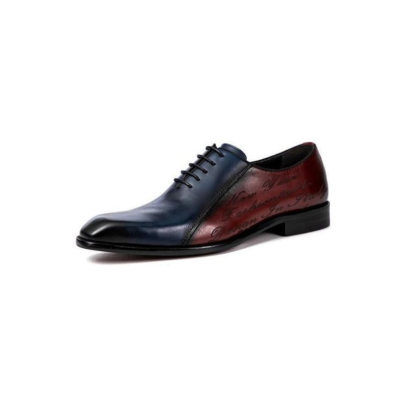 Ανδρικά Επίσημα Παπούτσια Exotic Brogue Φόρεμα - Βουργουνδία