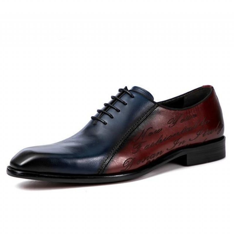 Ανδρικά Επίσημα Παπούτσια Exotic Brogue Φόρεμα - Βουργουνδία