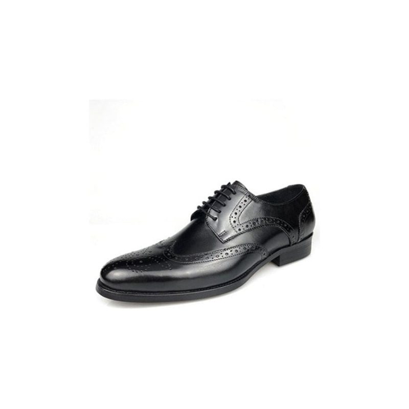 Ανδρικά Επίσημα Παπούτσια Exotic Cow Leather Lace-up Oxford