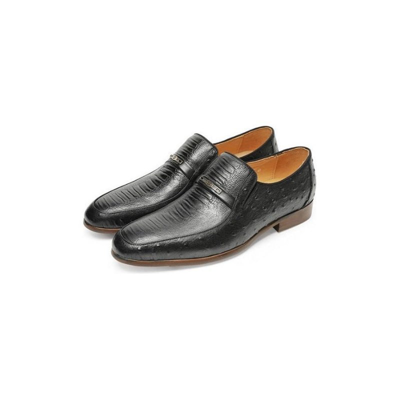 Ανδρικά Επίσημα Παπούτσια Exotic Crocodile Lace-up Formal Loafers