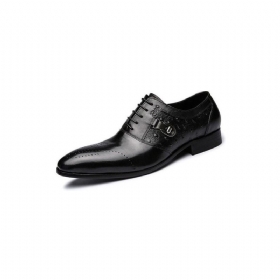 Ανδρικά Επίσημα Παπούτσια Exotic Lace-up Oxford Brogue Casual