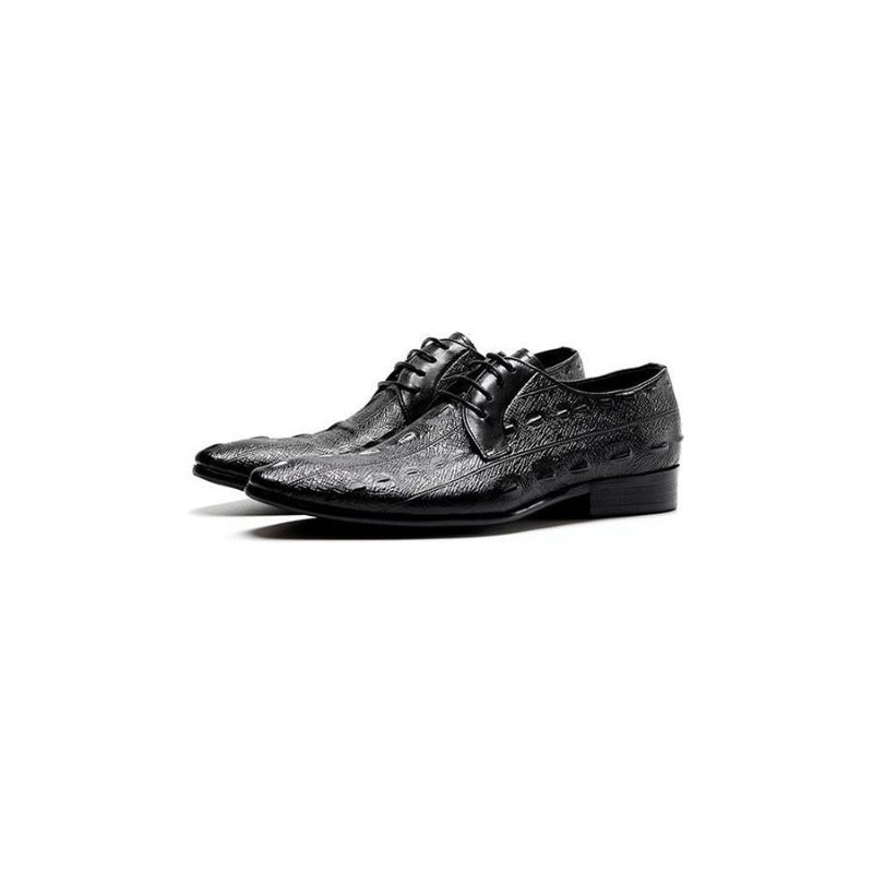 Ανδρικά Επίσημα Παπούτσια Exotic Lace Up Oxford Φόρεμα