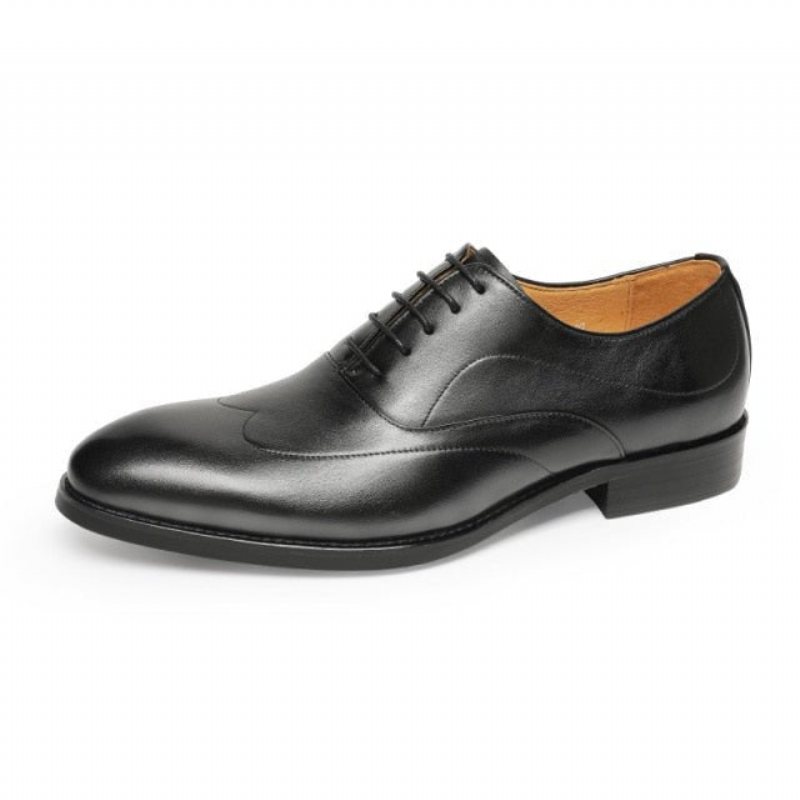 Ανδρικά Επίσημα Παπούτσια Exotic Lace-up Oxford Φόρεμα - Μαύρο