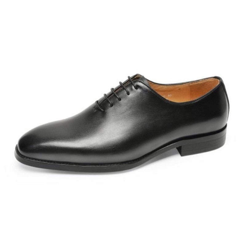 Ανδρικά Επίσημα Παπούτσια Exotic Lace-up Oxford Φόρεμα - Μαύρο 1