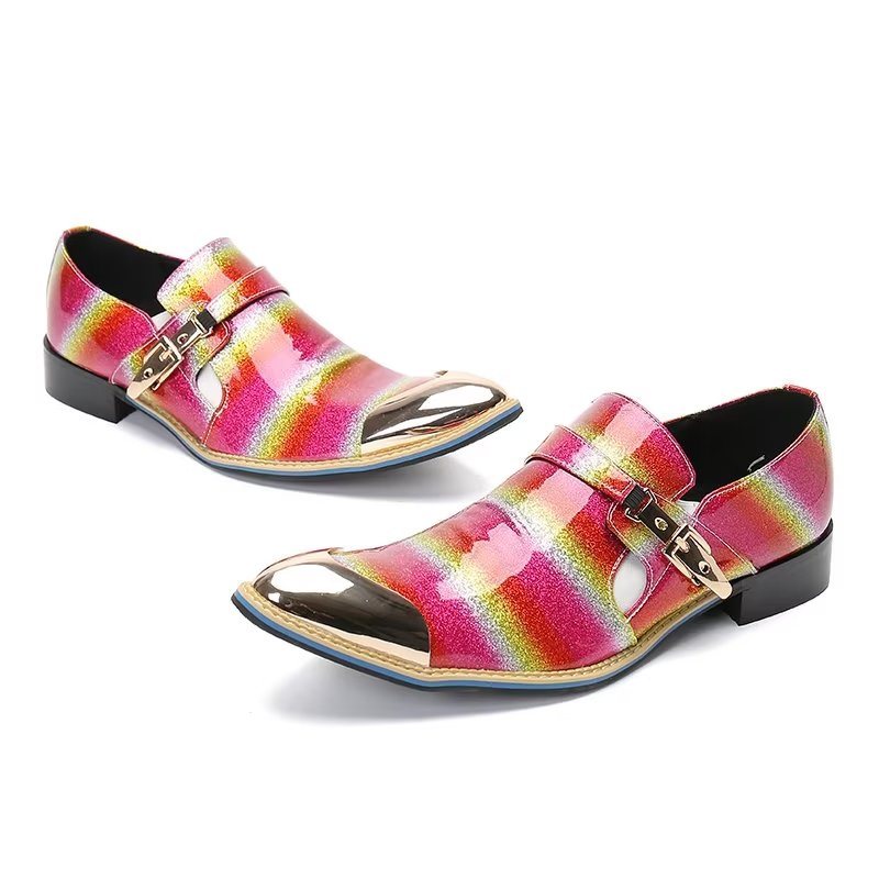 Ανδρικά Επίσημα Παπούτσια Exotic Monkstrap Smart Φόρεμα - Πολύχρωμο 2