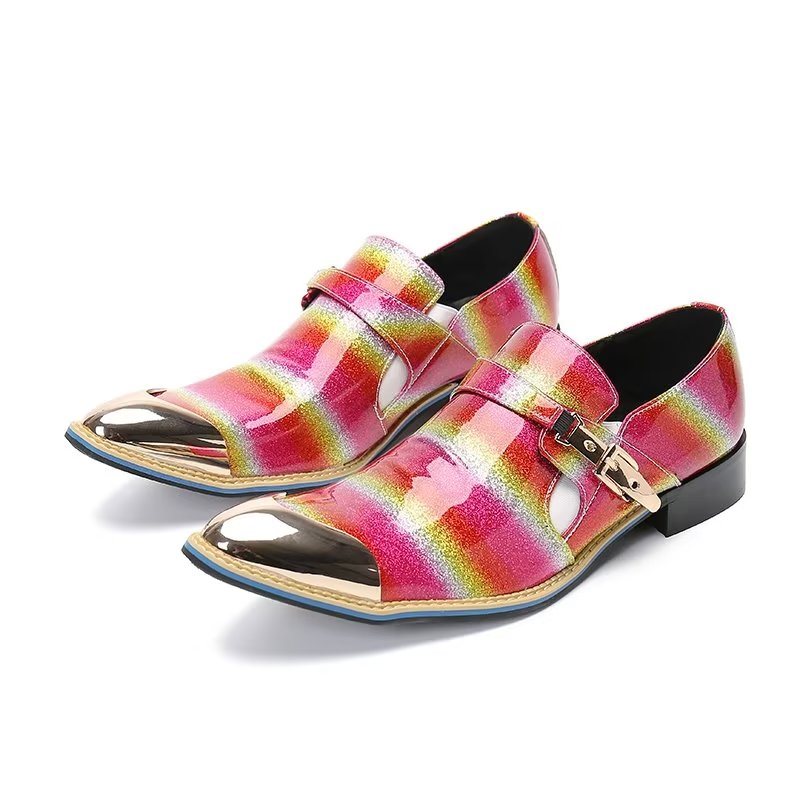 Ανδρικά Επίσημα Παπούτσια Exotic Monkstrap Smart Φόρεμα - Πολύχρωμο 2