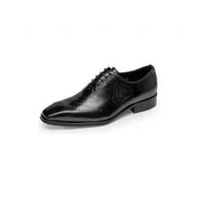 Ανδρικά Επίσημα Παπούτσια Exotic Texture Oxford Φόρεμα