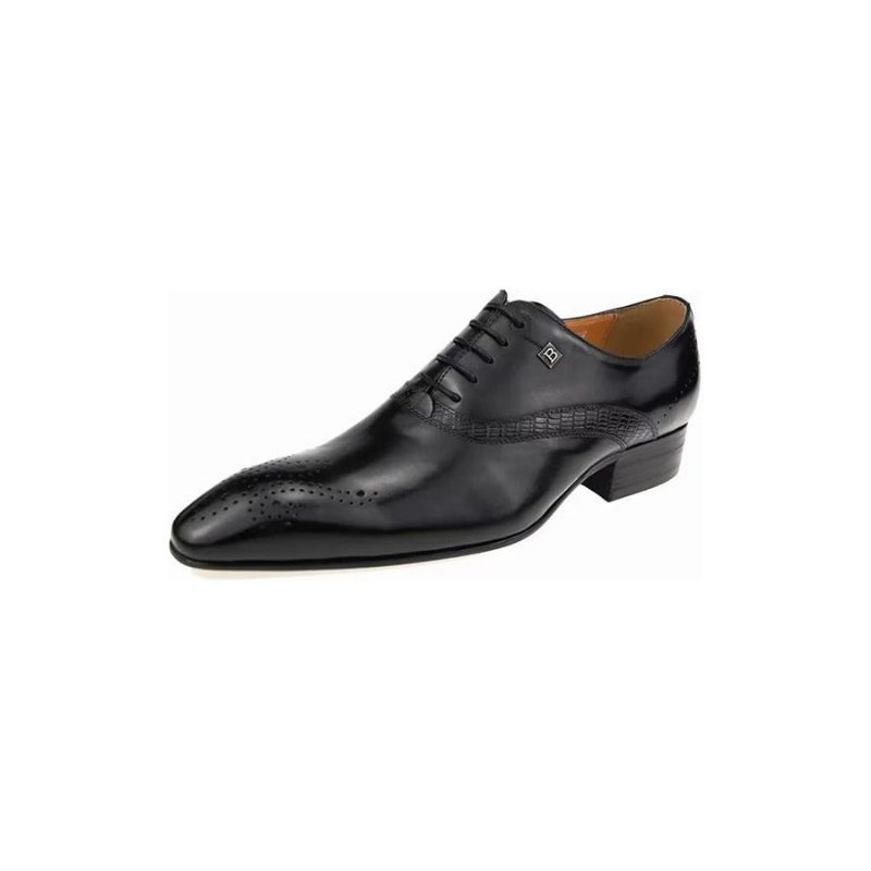 Ανδρικά Επίσημα Παπούτσια Modish Wedding Brogues - Μαύρο