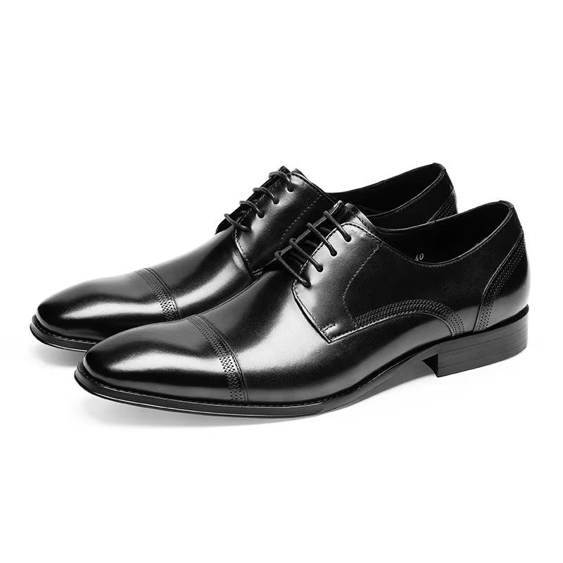 Ανδρικά Επίσημα Παπούτσια Office Derbies Dress - Μαύρο 