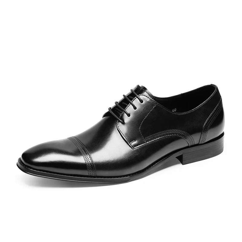 Ανδρικά Επίσημα Παπούτσια Office Derbies Dress - Μαύρο 