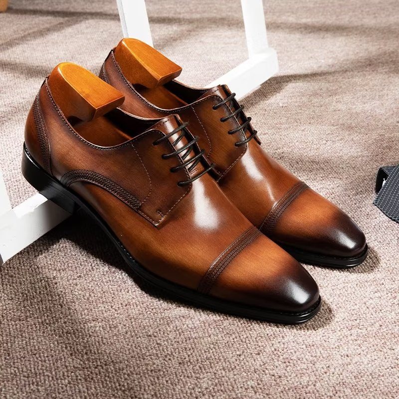 Ανδρικά Επίσημα Παπούτσια Office Derbies Dress - Καφές