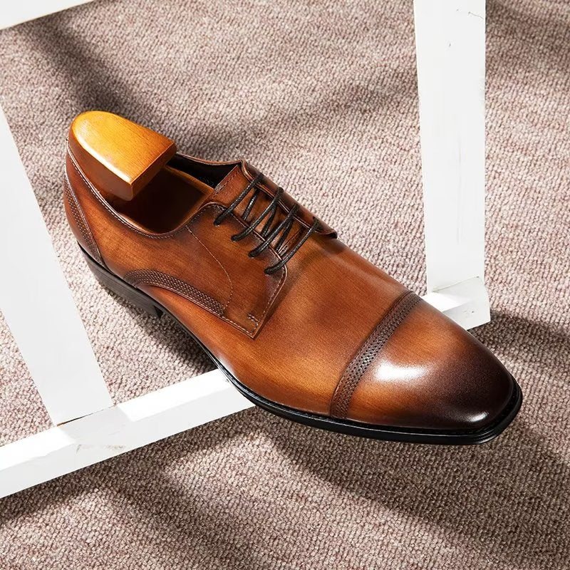 Ανδρικά Επίσημα Παπούτσια Office Derbies Dress - Καφές