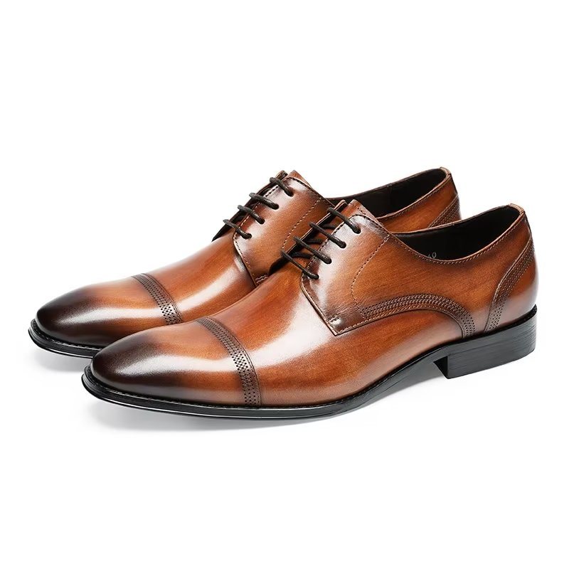 Ανδρικά Επίσημα Παπούτσια Office Derbies Dress - Καφές