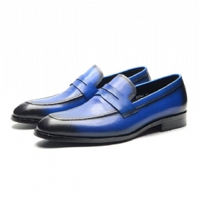 Ανδρικά Επίσημα Παπούτσια Sleek Slip-on Cow Leather Elegance