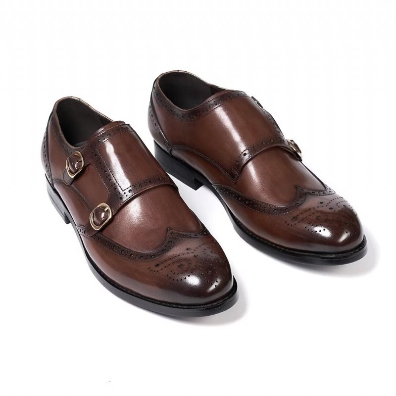 Ανδρικά Επίσημα Παπούτσια Sleek Κύριοι Slip-on Essentials - Καφέ