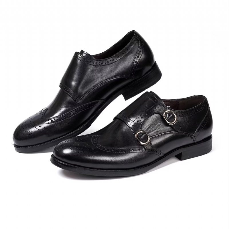 Ανδρικά Επίσημα Παπούτσια Sleek Κύριοι Slip-on Essentials - Μαύρο