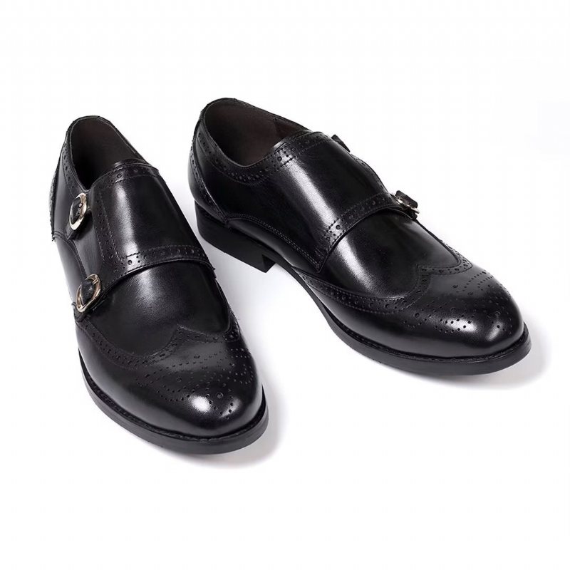 Ανδρικά Επίσημα Παπούτσια Sleek Κύριοι Slip-on Essentials - Μαύρο