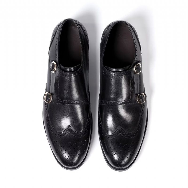 Ανδρικά Επίσημα Παπούτσια Sleek Κύριοι Slip-on Essentials - Μαύρο