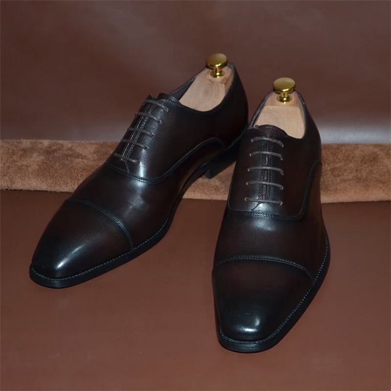 Ανδρικά Επίσημα Παπούτσια Smooth Elegance Slip-on Φόρεμα - Καφές