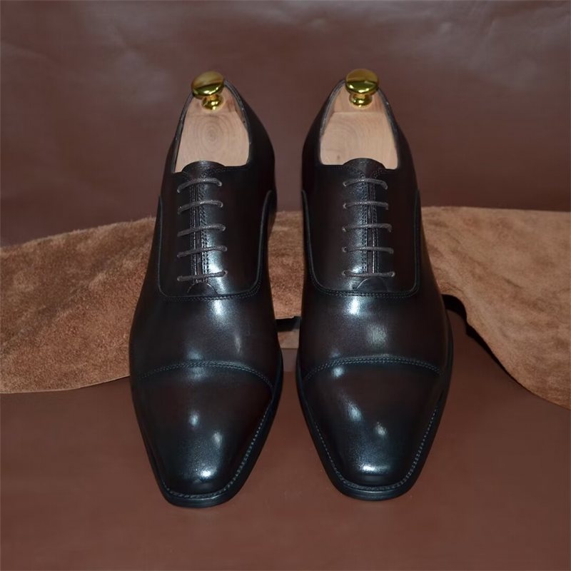 Ανδρικά Επίσημα Παπούτσια Smooth Elegance Slip-on Φόρεμα - Καφές