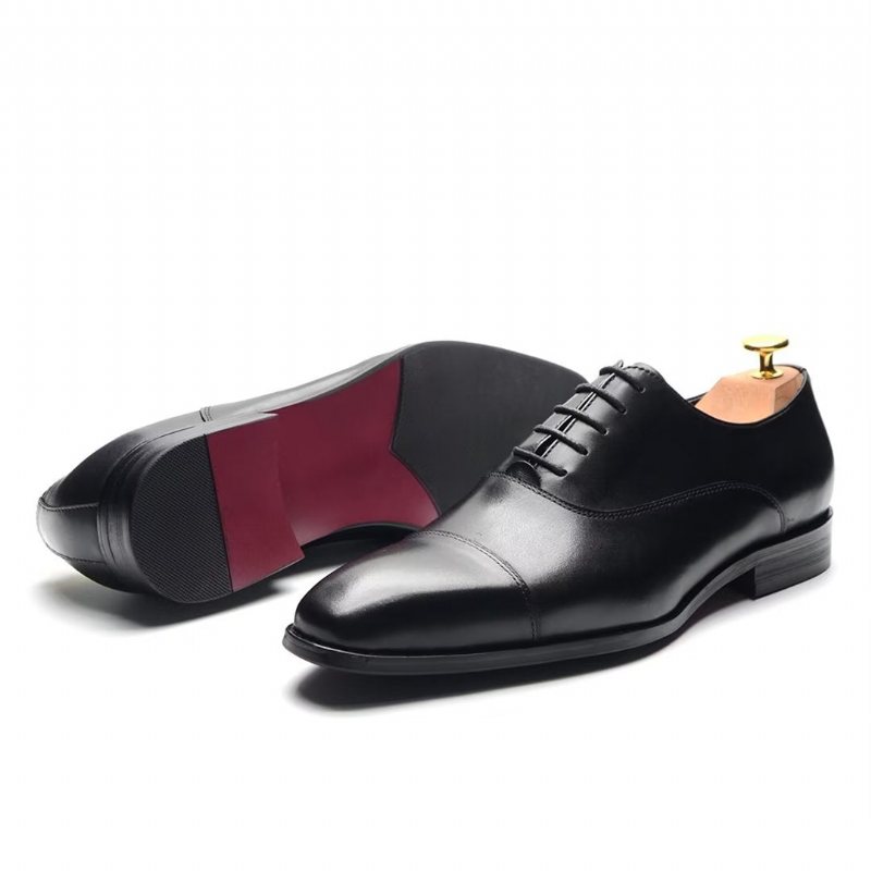 Ανδρικά Επίσημα Παπούτσια Smooth Elegance Slip-on Φόρεμα - Μαύρο