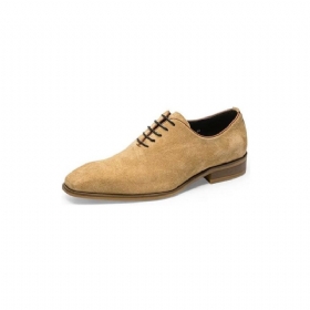 Ανδρικά Επίσημα Παπούτσια Suede Elegance Oxford Φόρεμα