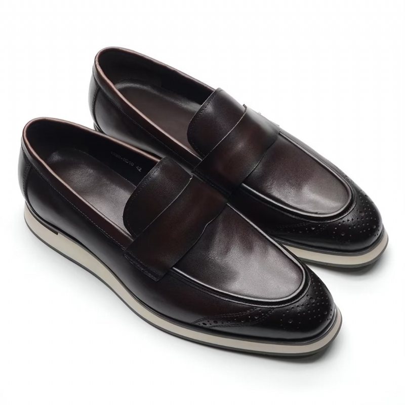 Ανδρικά Επίσημα Παπούτσια Urban Comfort Slip-on Φόρεμα - Μαύρος