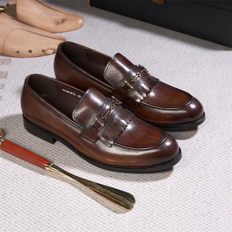 Ανδρικά Επίσημα Παπούτσια Urban Sophisticate Slip-on Φόρεμα - Καφέ