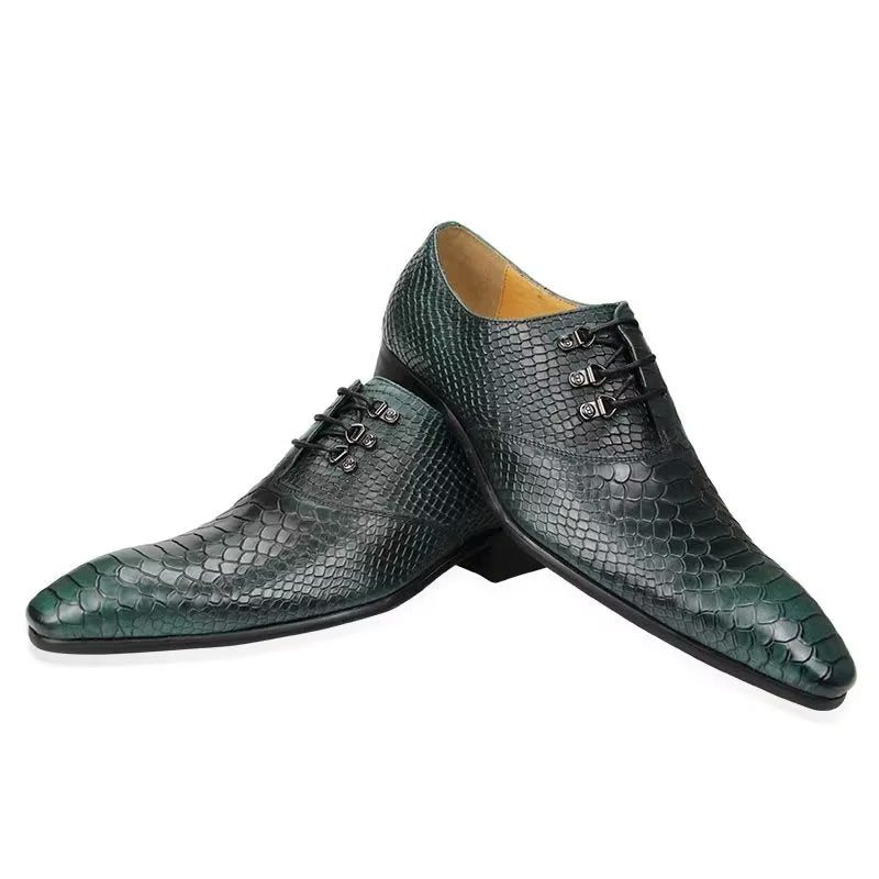 Ανδρικά Επίσημα Παπούτσια Wedding Brogues - Πράσινο