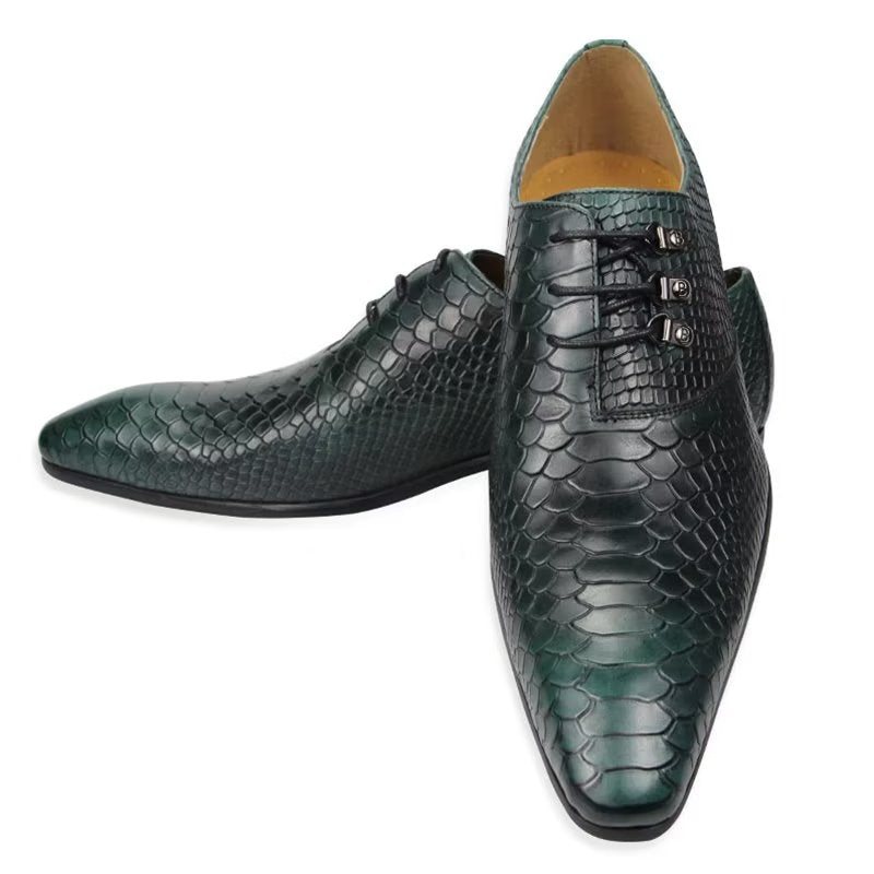 Ανδρικά Επίσημα Παπούτσια Wedding Brogues - Πράσινο